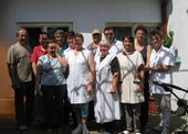Pracovníci Charity v Caransebes