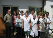 Pracovníci Charity v Caransebes
