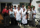 Pracovníci Charity v Caransebes