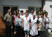 Pracovníci Charity v Caransebes